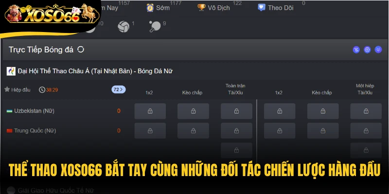 Thể thao Xoso66 bắt tay cùng những đối tác chiến lược hàng đầu thế giới
